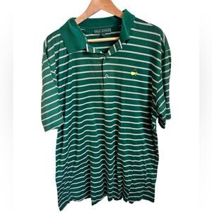 Masters Collection Green White Stripe Golf Polo XL